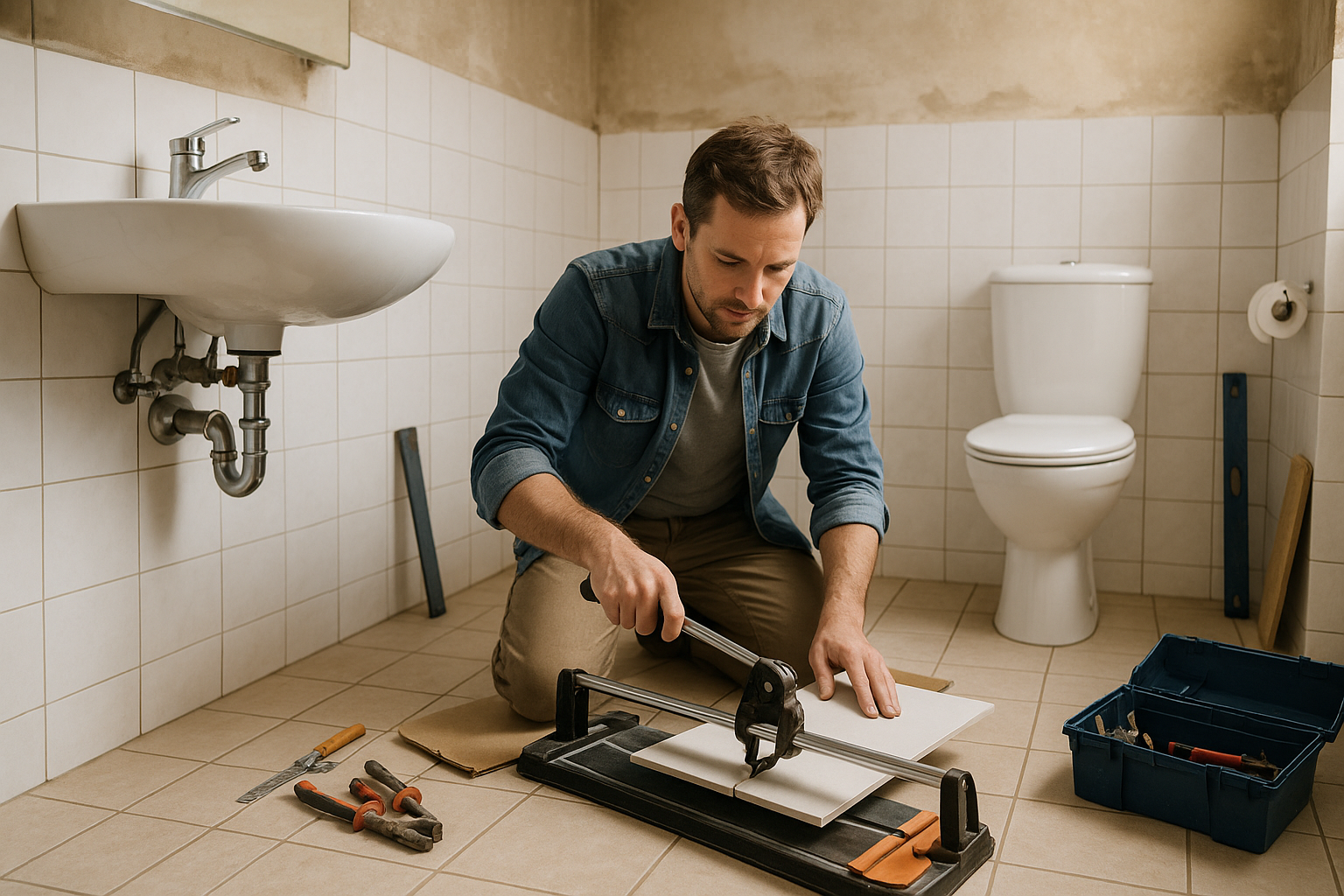 Stappenplan voor een goedkope badkamer renovatie