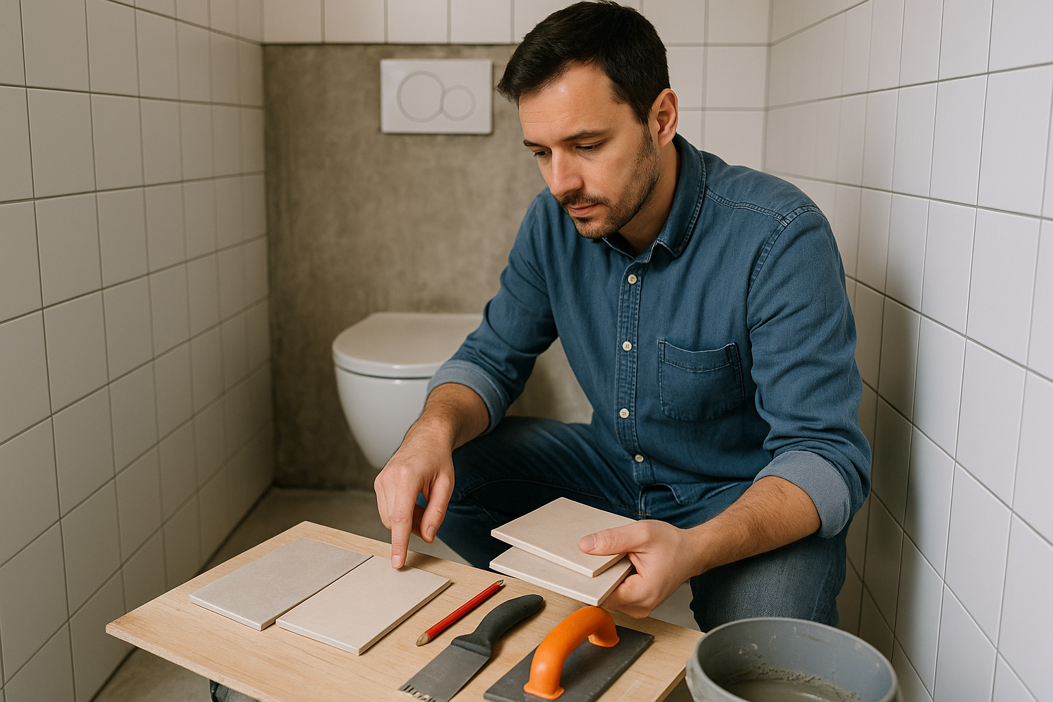 Materialen kiezen voor wc tegelen