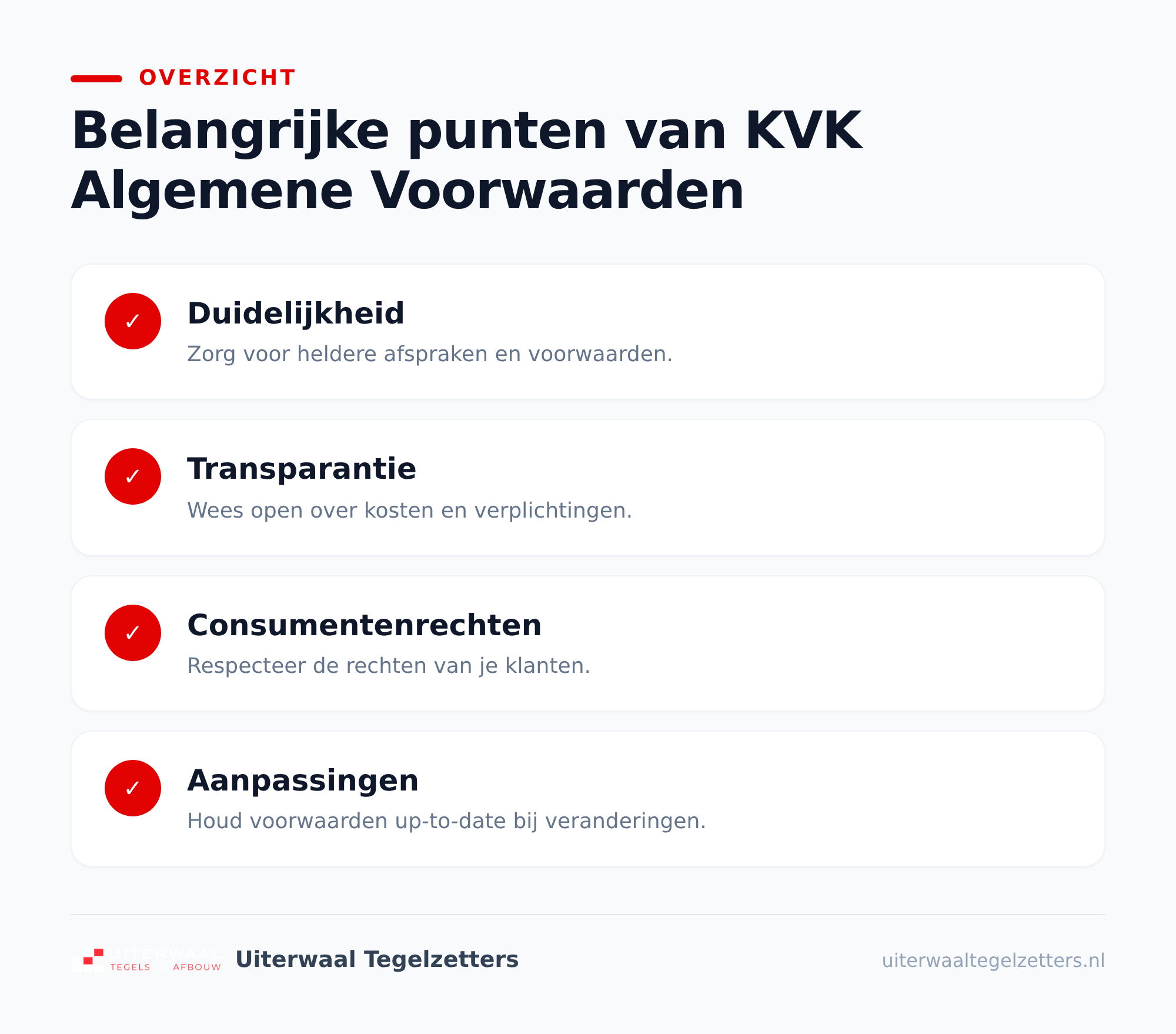 Zijn kvk algemene voorwaarden verplicht?