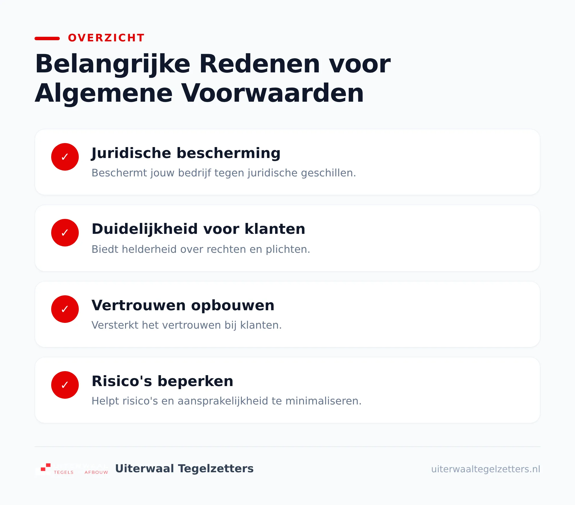 Wanneer gelden algemene voorwaarden voor jouw opdracht?